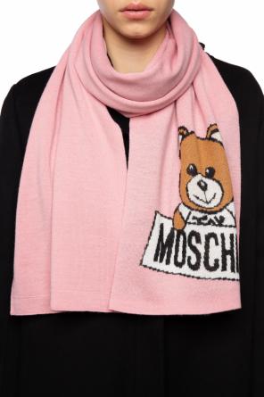 Szal z motywem misia, zdjęcie 2 Szal z motywem misia od Moschino